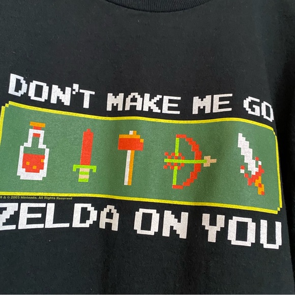 Vintage Nintendo Zelda video game Shirt Size Medium - Picture 3 of 4